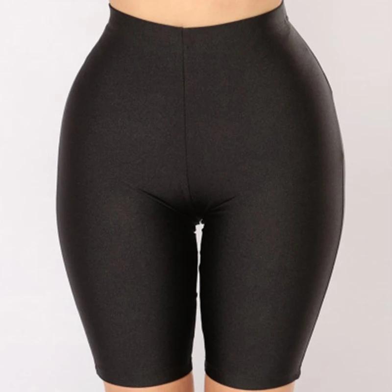 Short de cyclisme mince pour femme, short de sport actif, monochromatique, sexy, maigre, motard, pht