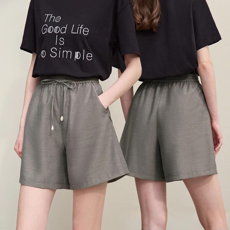 Chemises décontractées pour femmes Amii, Nouvelle collection été 2026, Style vacances, Ensemble shor
