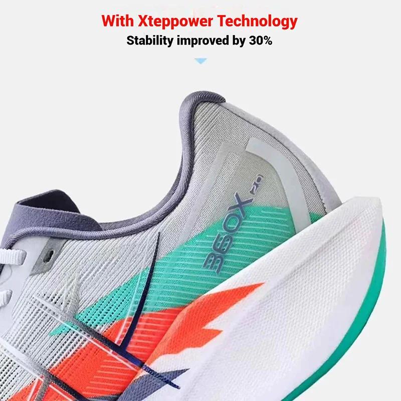 Xtep 360X 2.0 chaussures de course Marathon professionnelles pour hommes course plaque de carbone ch