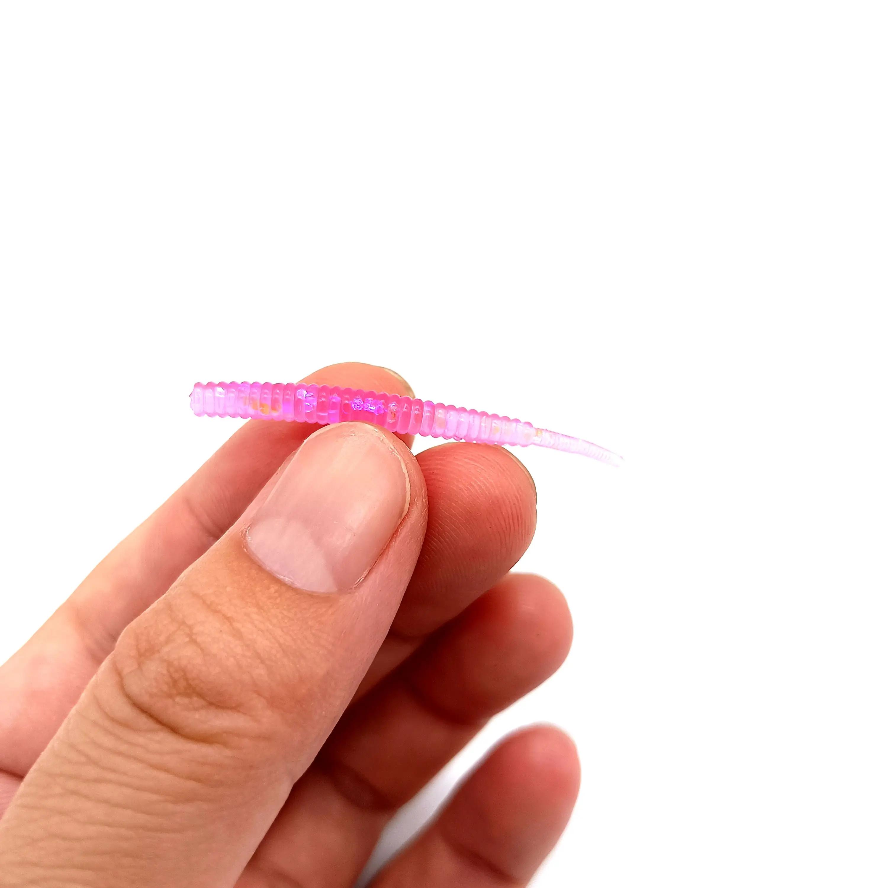 DUODUOYU 10 pièces/lot petit leurre de pêche souple 0.4g/40mm Wobbler aiguille artificielle queue Si