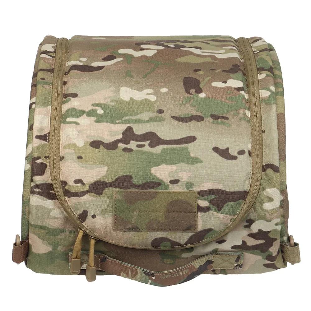 Sac de casque tactique grande capacité chasse Airsoft sac de rangement de casque rapide portable en
