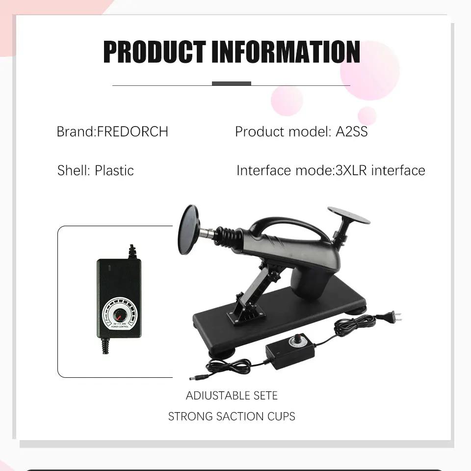Machine sexuelle automatique avec gros gode pour femmes, Machine d'amour, pistolet de pompage de Mas