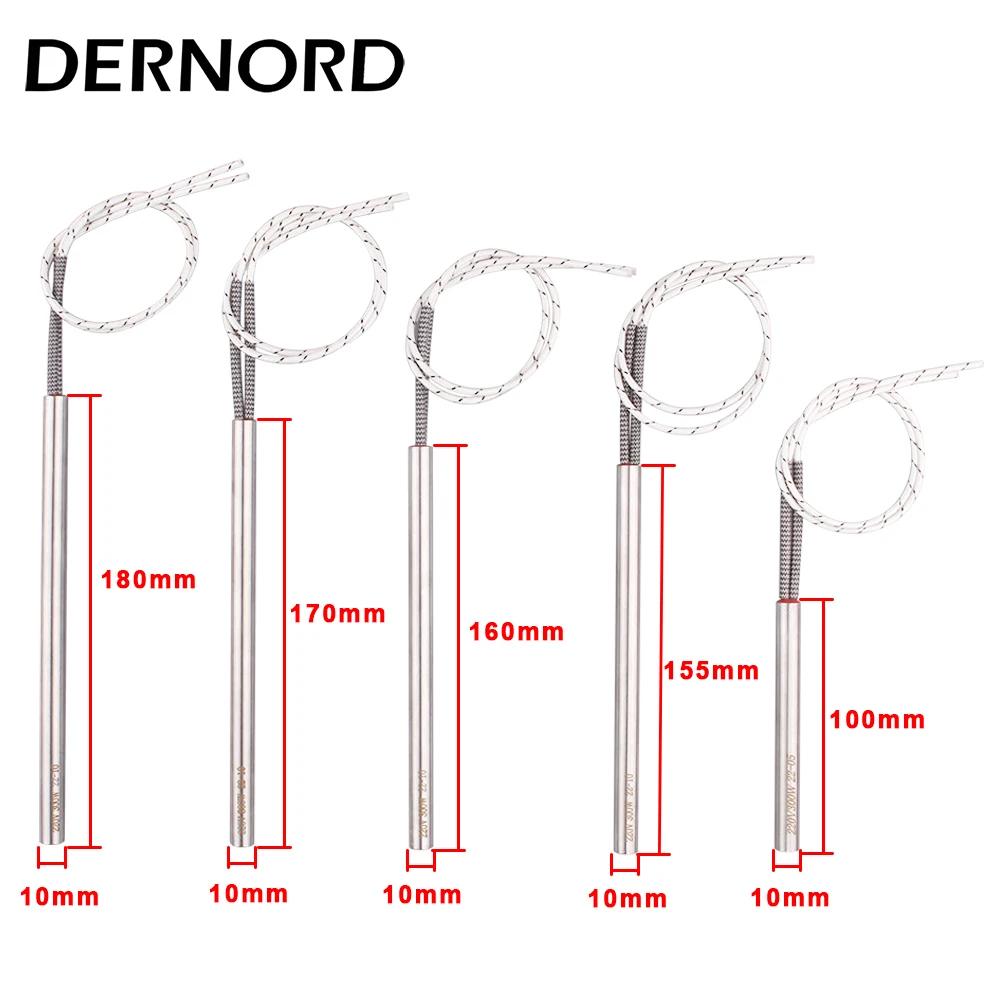 DERNORD 220v 300w bougie d'allumage granulés 10*100mm/155mm/160mm/170mm/180m cartouche de poêle allu