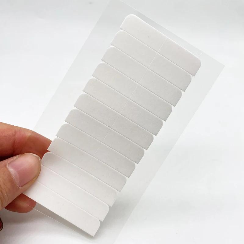 120 onglets/lots 10 feuilles 0.8 cm * 4 cm ruban adhésif blanc sans brillance ruban étanche pour ext
