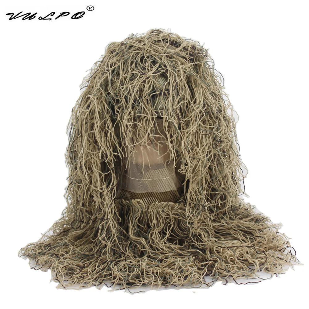 VULPO tactique Airsoft Sniper Ghillie costume capuche Camouflage couvre-chef pour Ghillie costume ch