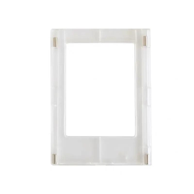 Cadre Photo de Testeur Minimaliste de 3 Pouces, avec Carte Acrylique Transparente Magnétique, Adapté