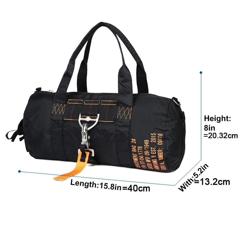 LQARMY – sac de Sport en Parachute tactique, sac de ceinture de voyage en plein air en Nylon 1000D,