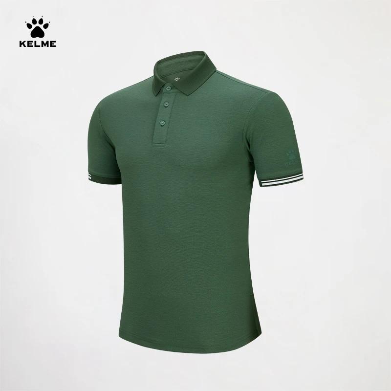 Kelme – Polo confortable pour hommes, T-shirt à revers, pour Sports de plein air, respirant, manches