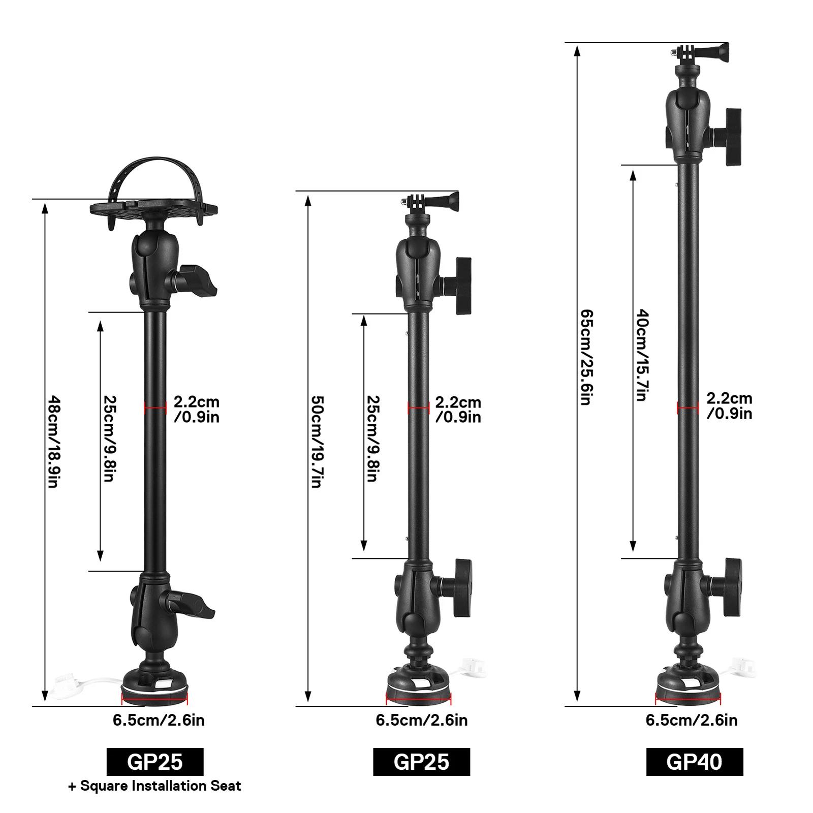 Support de montage pour caméra de Kayak, accessoires pour bateau de Kayak