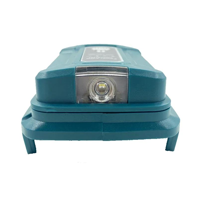 Pour Makita/HongSong/BoDa/FoGo 18V Li-ion batterie adaptateur avec lampe à LED lampe de poche double