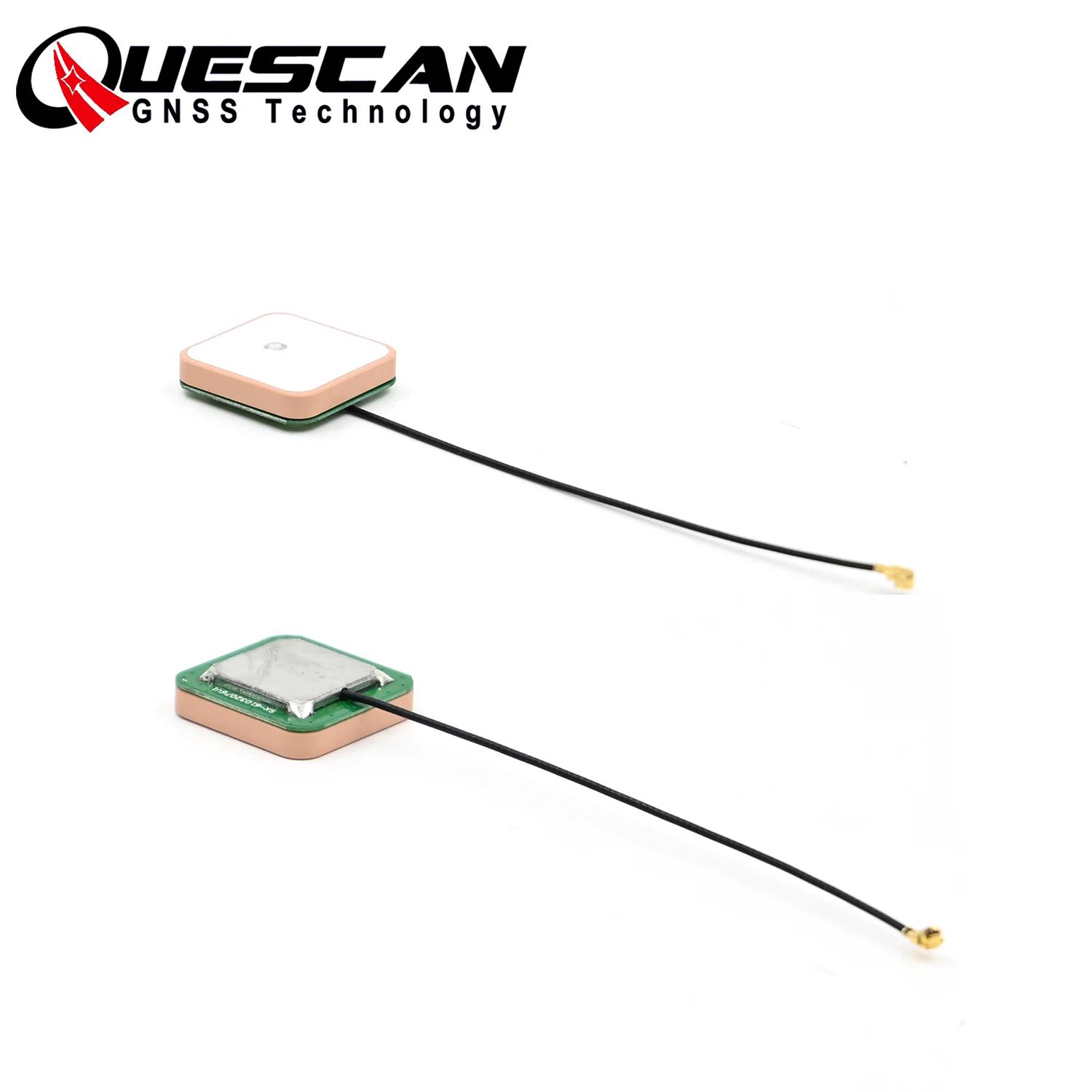 Antenne active GPS IPX IPEX QUESCAN 1575,42 MHz GPS GLONASS L1 avec filtre et amplificateur intégrés
