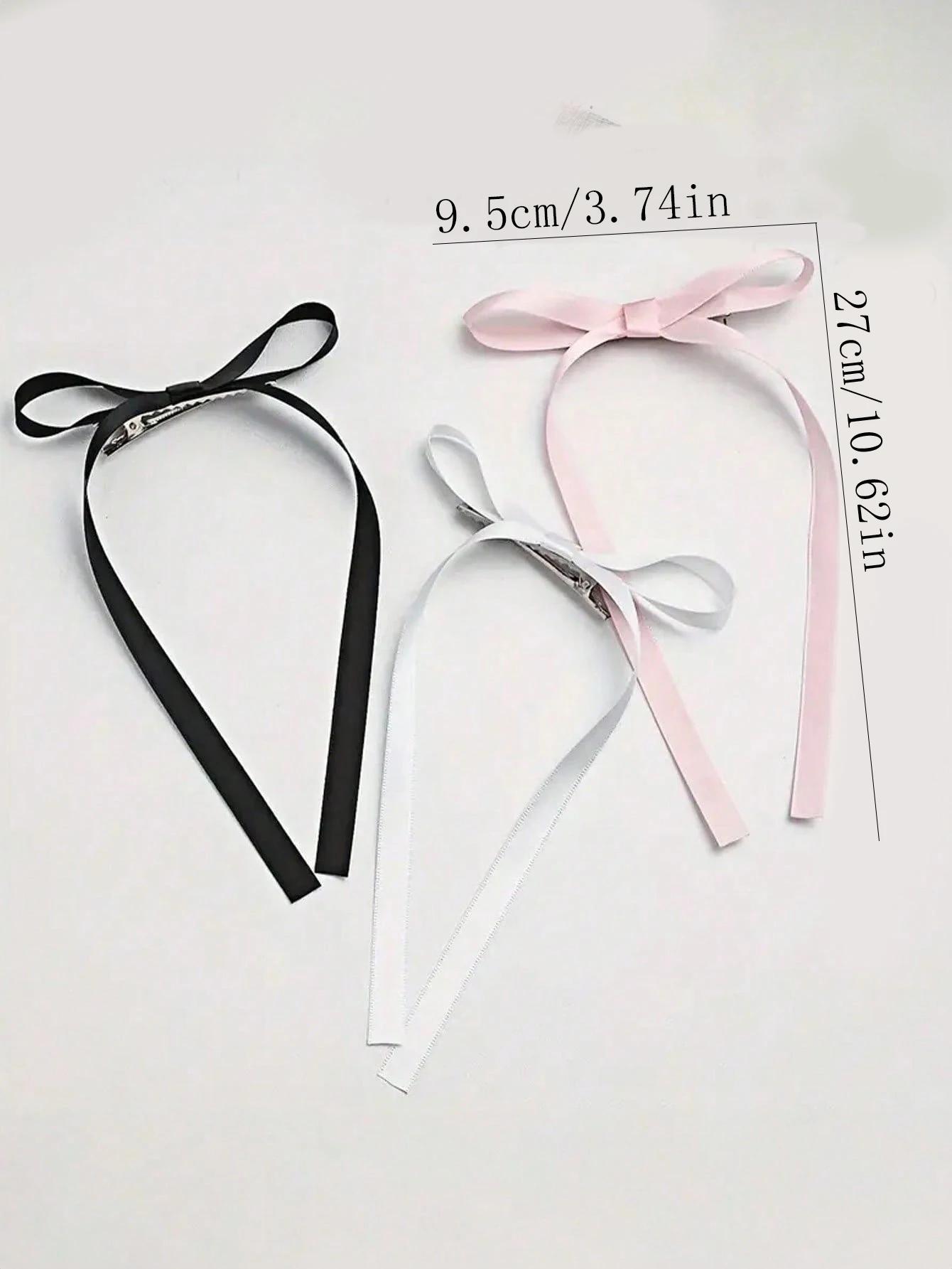 Pinces à cheveux en ruban avec nœud doux pour femmes et filles, 2/12/36 pièces, accessoires de cheve