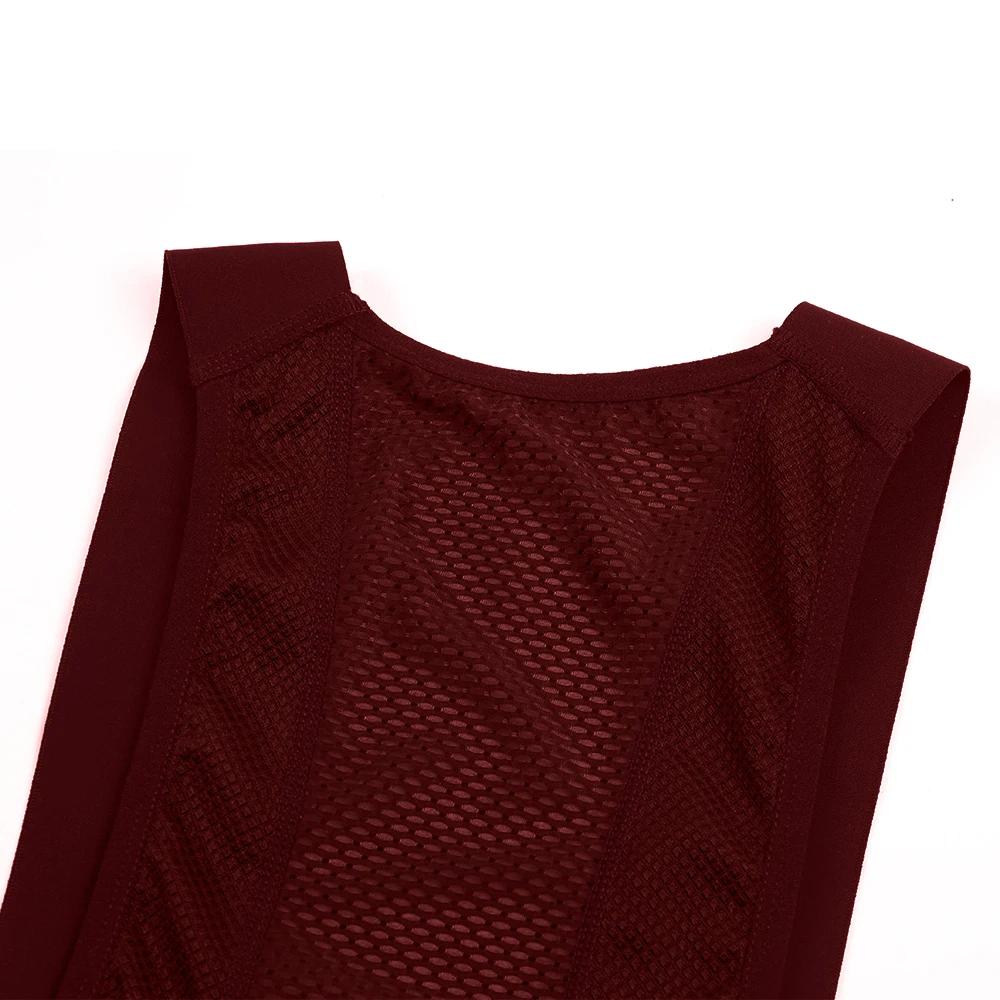 YKYW Cyclisme cuissard rouge short pour homme été vélo de route équitation cuissard respirant pantal