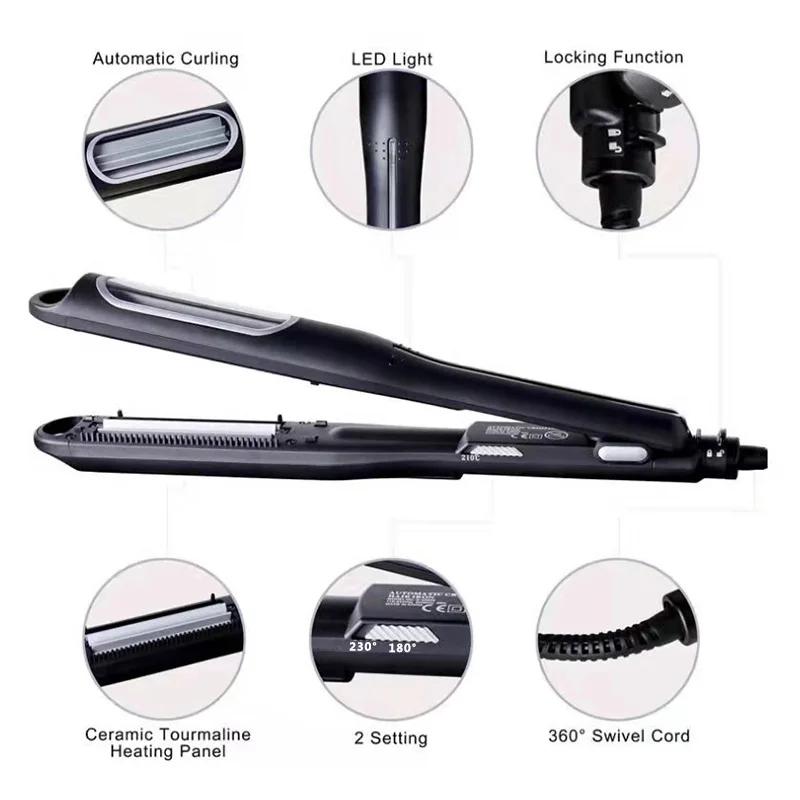 Outils de coiffure chauffants brosse à cheveux rotative pinces à cheveux sertissage fer à cheveux on