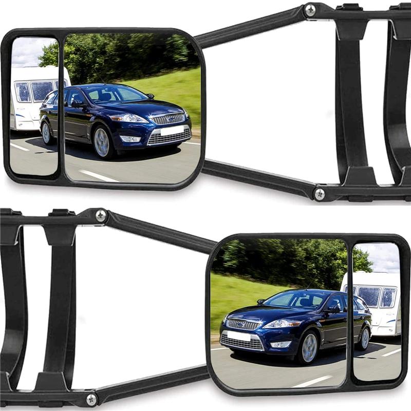 Rétroviseur de remorquage universel pour caravane et voiture, sangle d'extension réglable pour doubl