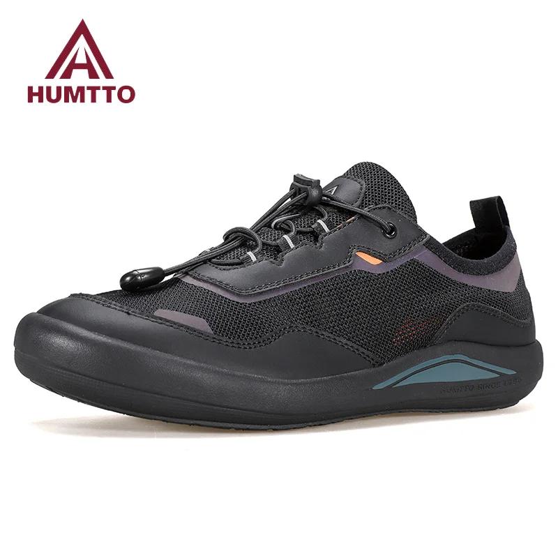 Chaussures de marche respirantes pour hommes HUMTTO - Baskets décontractées luxe jogging été rencontres extérieur