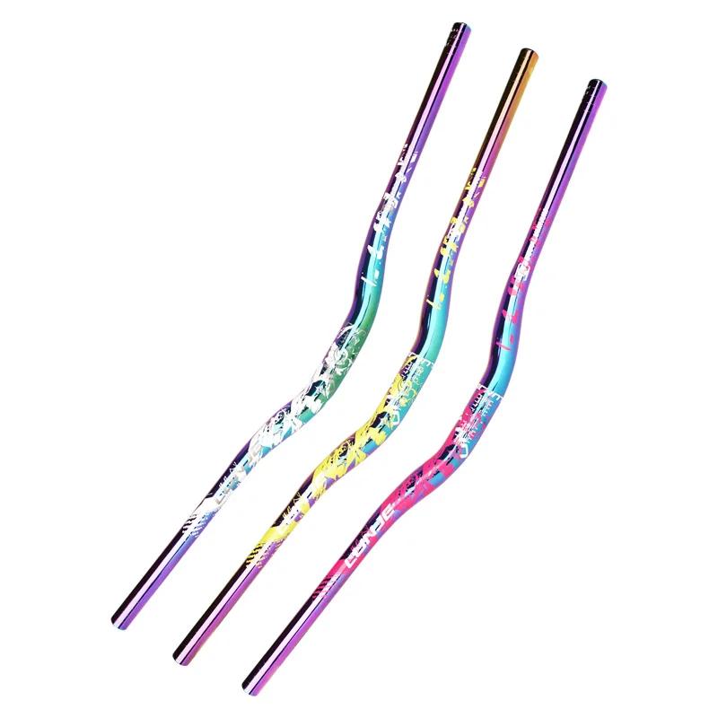LUNJE guidon 780mm vtt guidon de vélo en alliage d'aluminium 31.8mm vélos de route montagne poignée