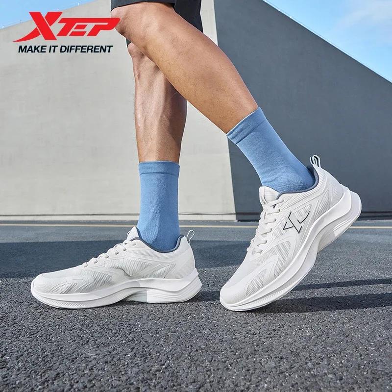 XTEP chaussures de course hommes 2025 été maille respirant confortable résistant à l'usure chaussure