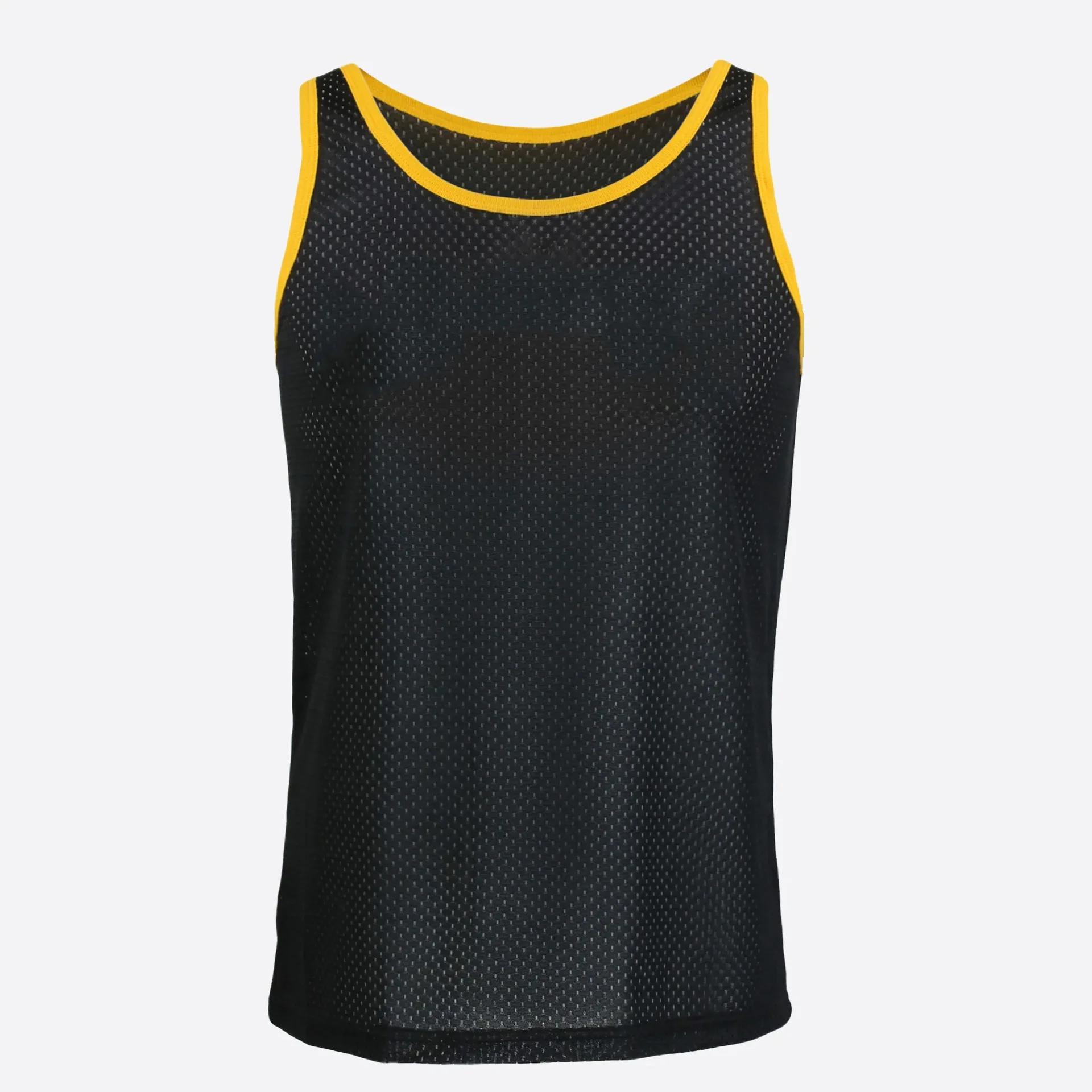 Débardeur de gymnastique d'été pour hommes, vêtements d'entraînement de Fitness, chemise ample sans
