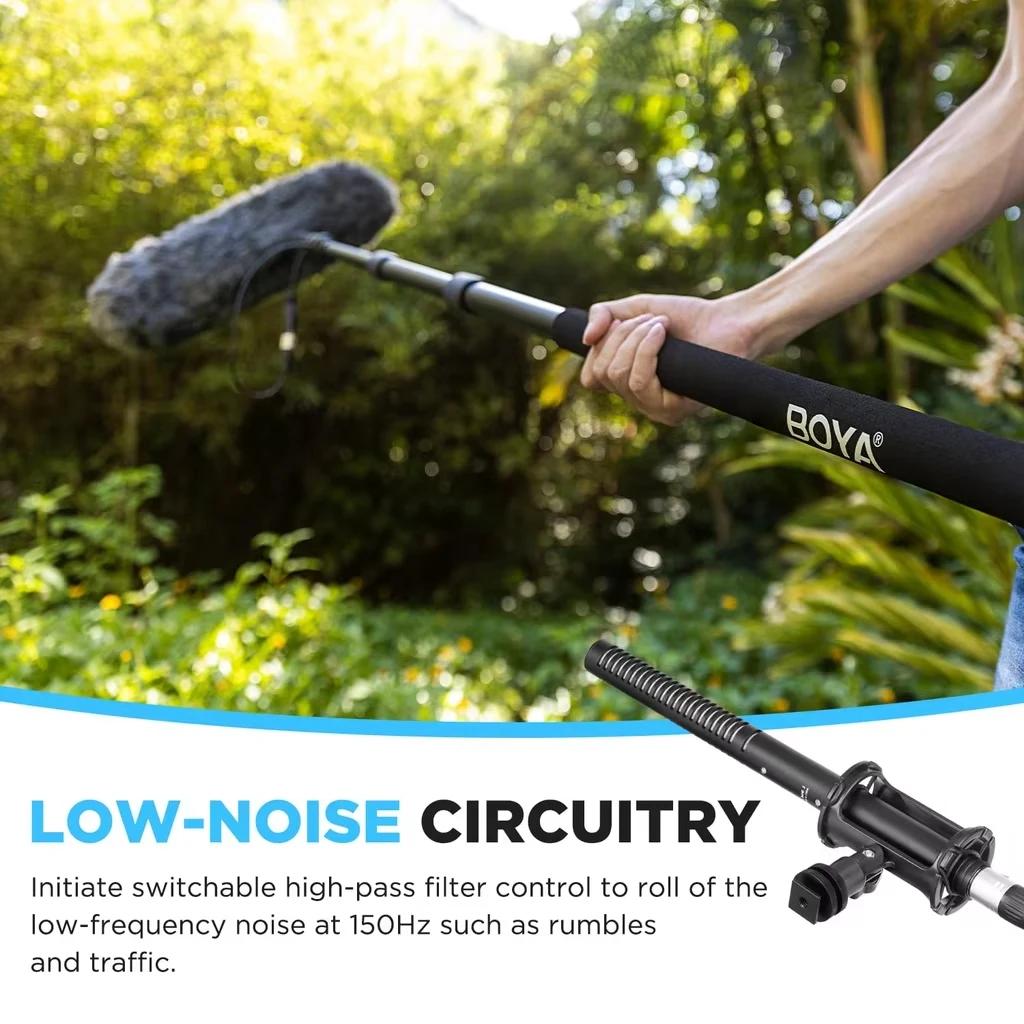 Interview Shotgun Microphone XLR BOYA Pro diffusion qualité micro BY-BM6060 pour Canon Nikon Sony ca