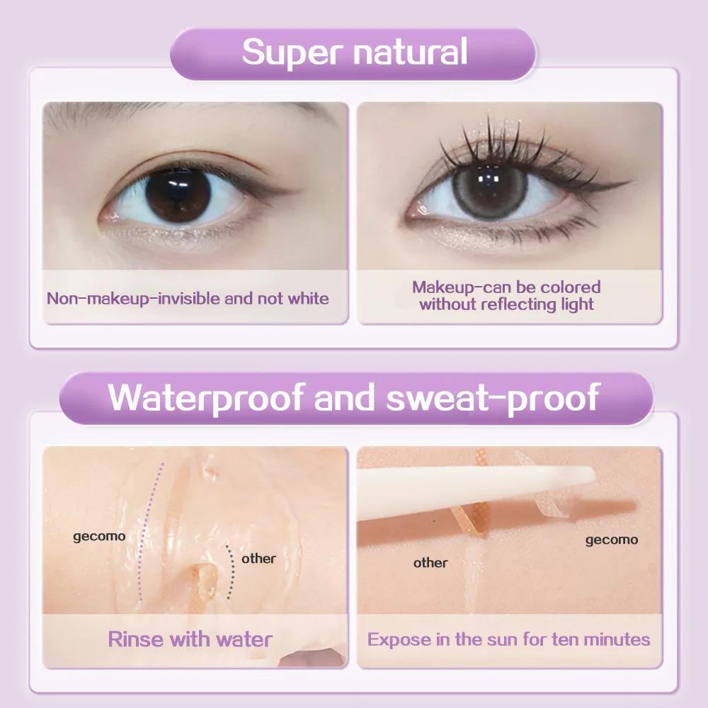 Autocollants Double paupière, 240 pièces, bandes de beauté naturelles invisibles et durables pour fa