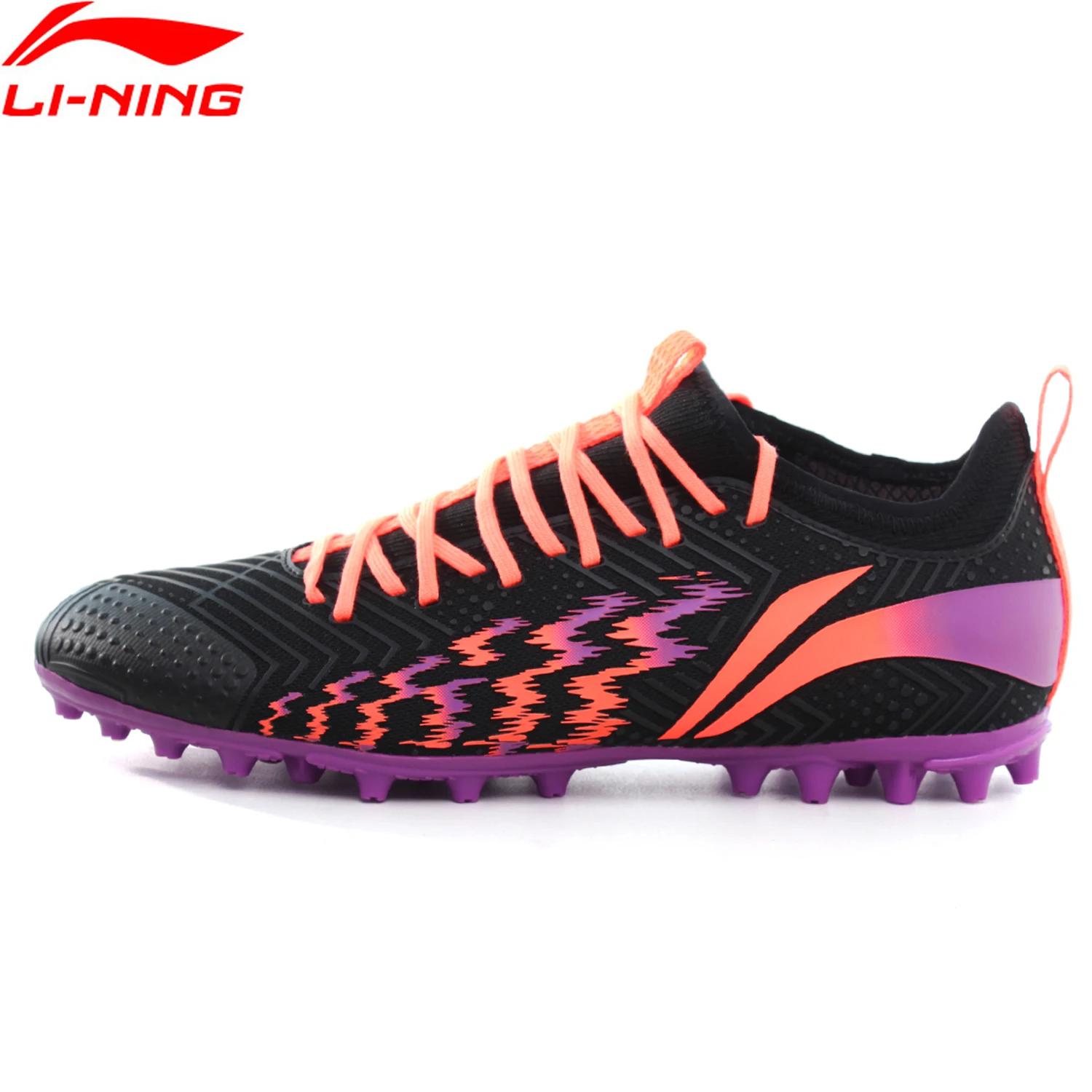 Li-ning chaussures de Football pour hommes AG sol respirant anti-dérapant Sport chaussures de Footba