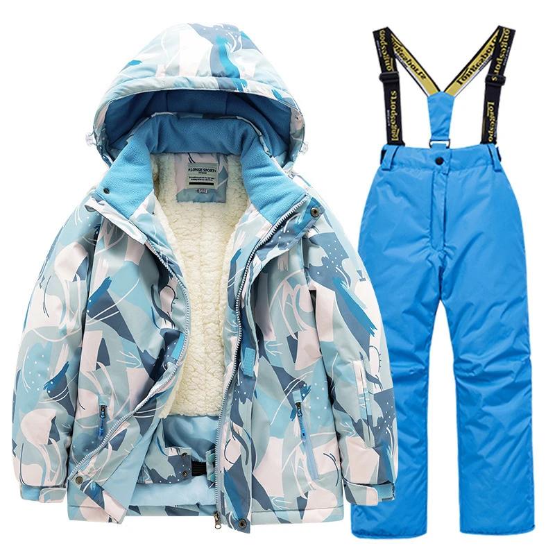 Combinaison de ski pour enfants, pour hommes et femmes, grands, moyens et petits enfants, équipement