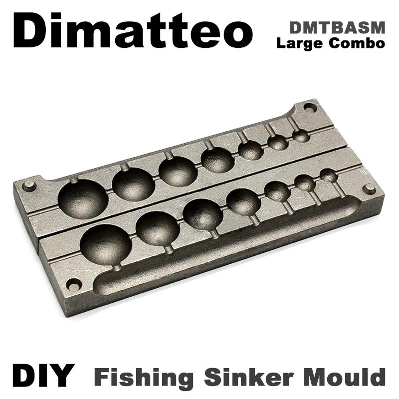 Dimatteo – moule coulant pour boules de pêche DMTBASM, 7/14/28/56/84/112/168g, 7 cavités