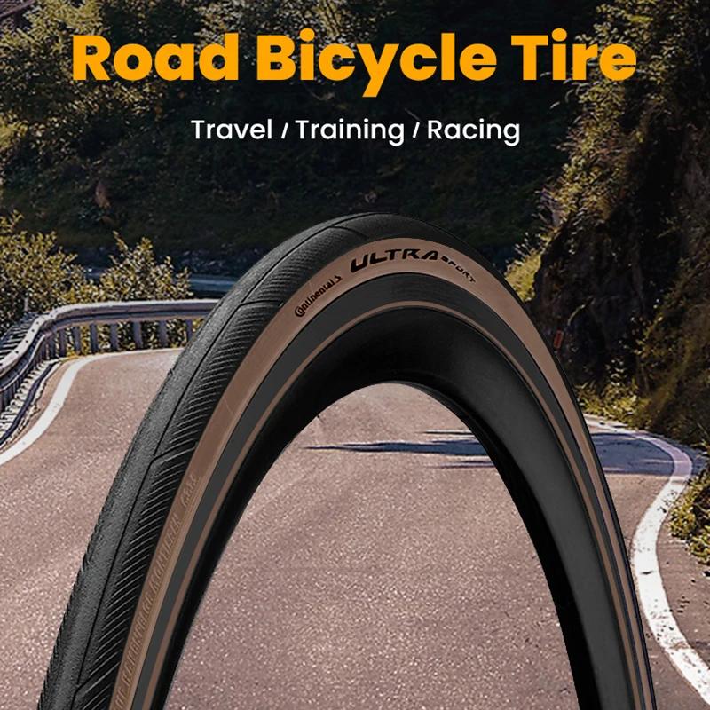 Continental-Vélo de route pliable ultra sport et grande course, pneu de vélo de route Pure Grip, 700