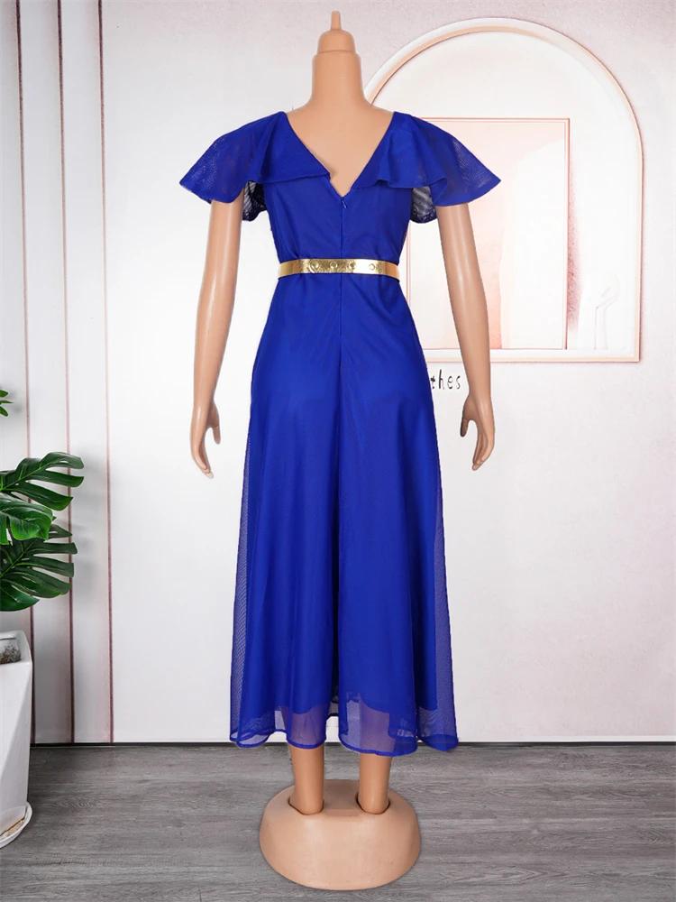 Robes de soirée d'été 2026 à manches courtes pour femmes, robes de luxe ornées de diamants, robes de