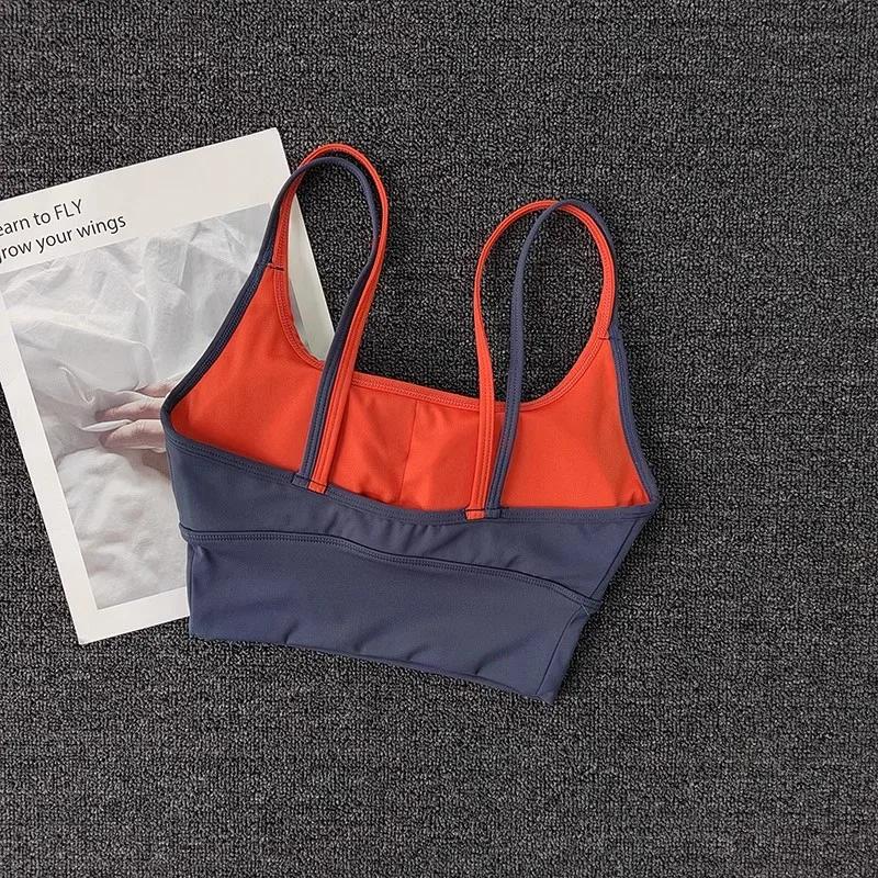 Soutien-gorge sport respirant sans couture femme - Brassière Fitness Yoga Push up antichoc confortable