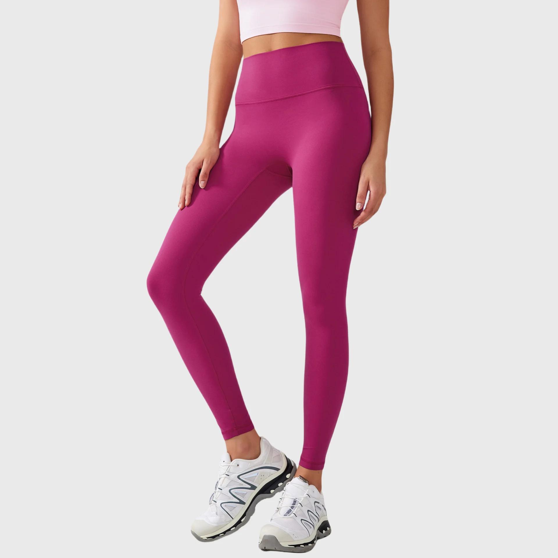Pantalon de yoga femme taille unique - Leggings gymnastique levage hanches fitness course entraînement