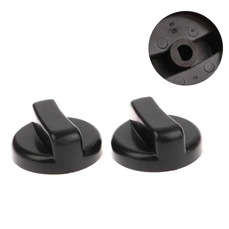Poignée en plastique générale de 8mm, 2 pièces, remplacement de cuisinière à gaz, bouton de commande