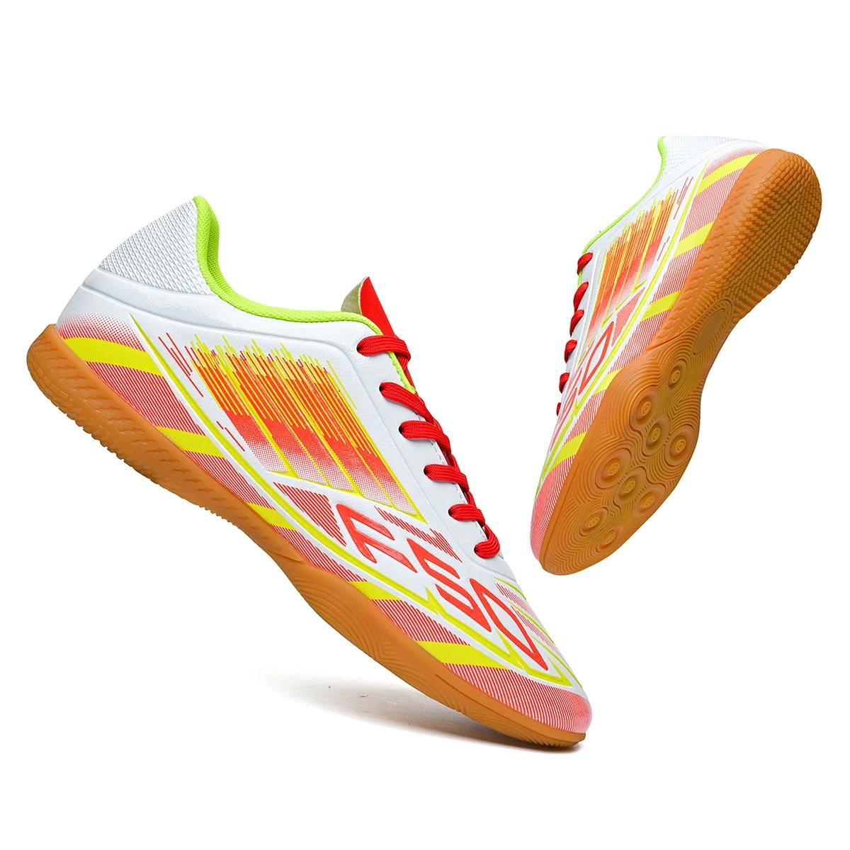 Chaussures de football plates d'intérieur IC à cinq côtés exclusives pour femmes, chaussures d'entra