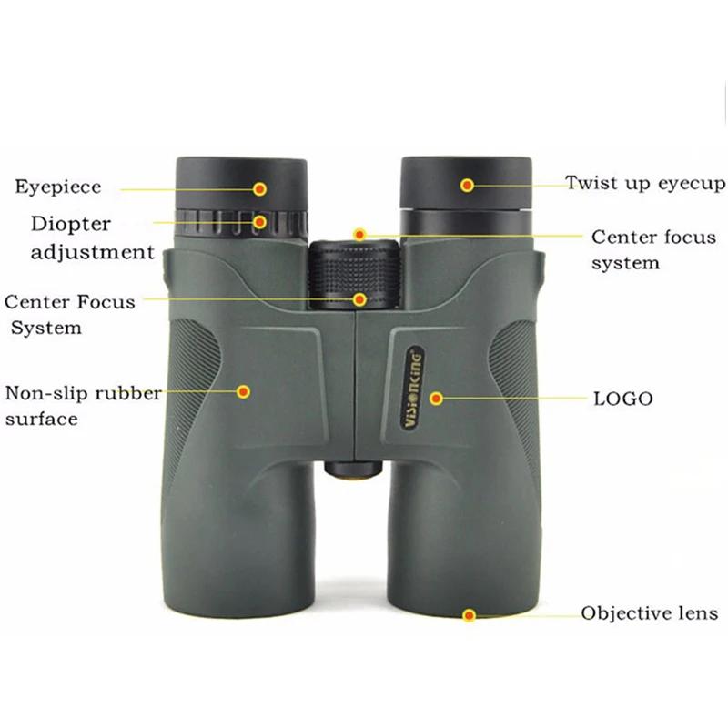 Visionking longue portée 10x42 chasse Camping jumelles BAK-4 FMC étanche puissant télescope Prismati