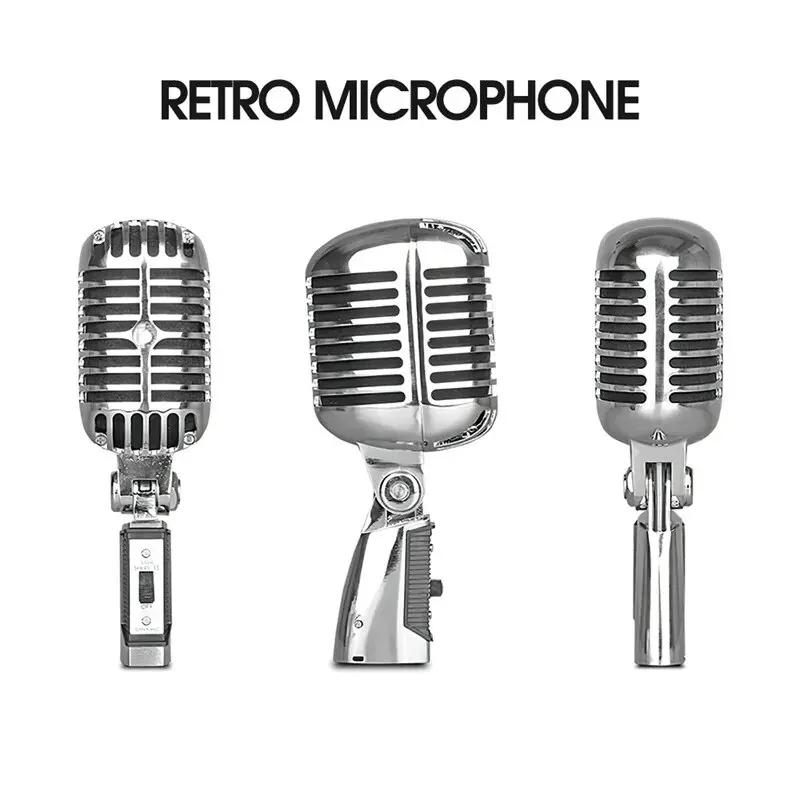Support universel pour Live Performance Karaoké Microphone en métal vintage pour 55SH Classic Dynami