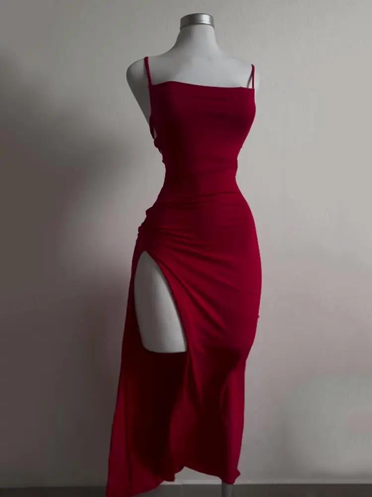 Robe d'été explosive, nouvelle collection 20224, haute sensibilité, bretelles licou, sac Spice Girl,