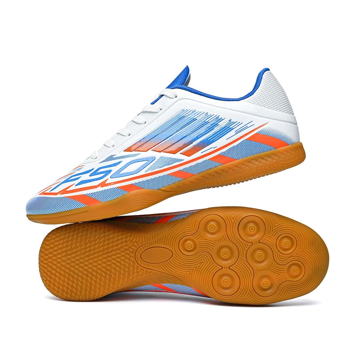 Chaussures de football plates d'intérieur IC à cinq côtés exclusives pour femmes, chaussures d'entra