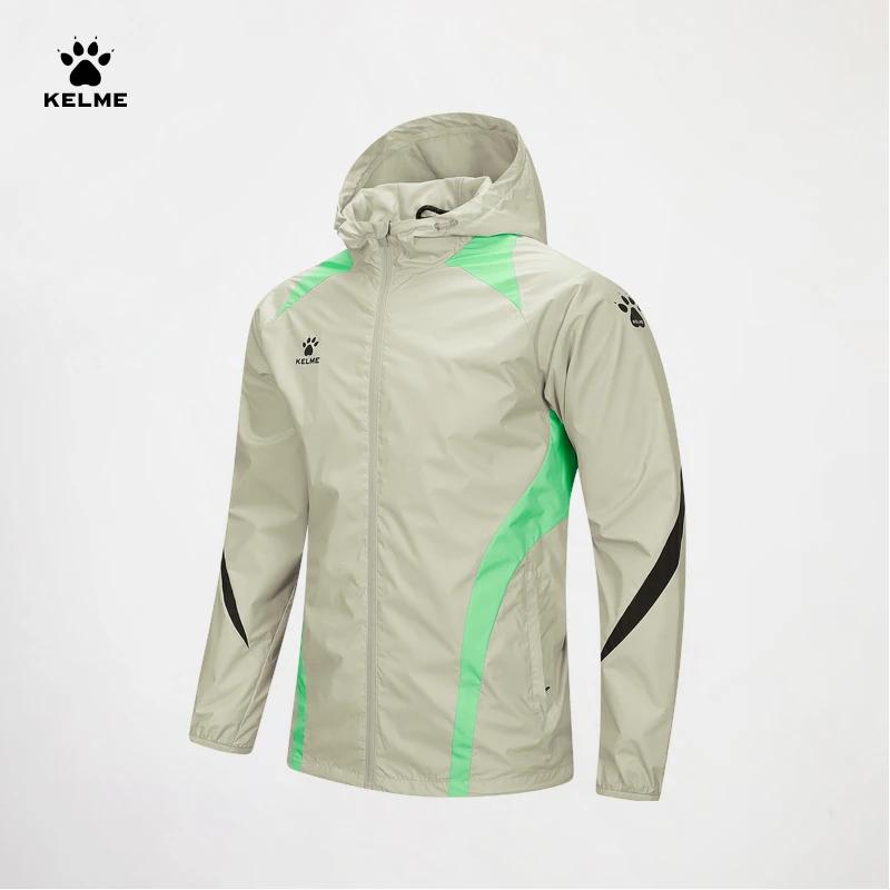 KELcloser-Veste de dehors Imperméable à Capuche pour Homme, Coupe-Vent, Tissé, Course en Plein Air