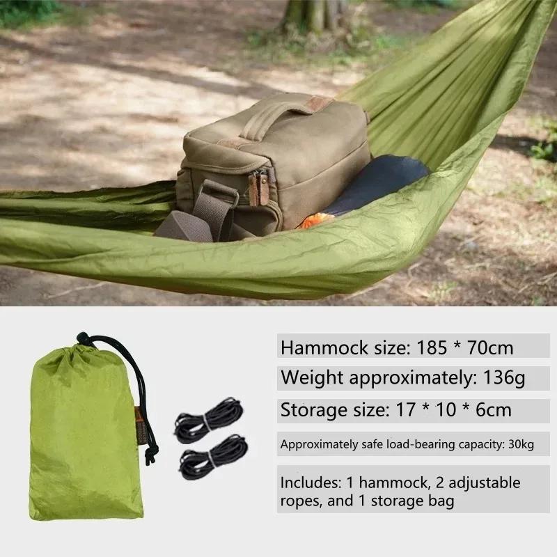 2025 nouveaux petits hamacs de stockage en plein air pour Camping Portable voyage jardin Nature rand