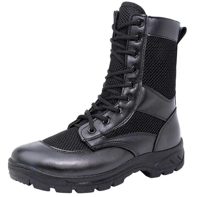 Bottes tactiques de Combat en maille respirante Ultra légères pour hommes et femmes, bottes de rando
