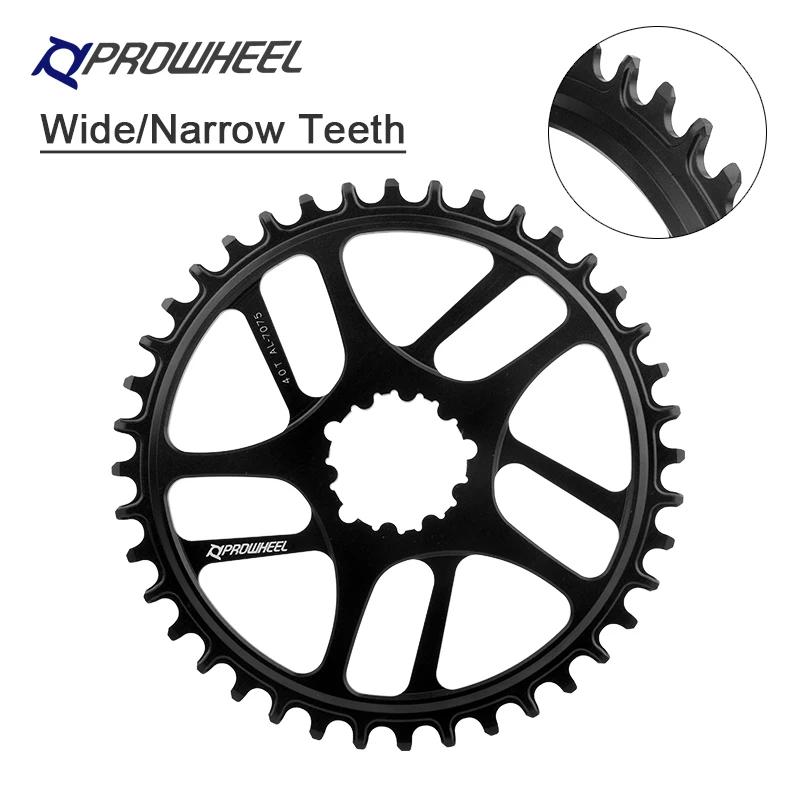 Prowheel – chaîne de vélo DMA, 3 boulons, pignon étroit/large, 40T 42T 44T 46T 48T 34T 54T, AL-7075