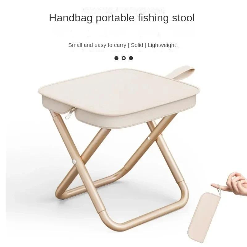 Chaise pliante multifonctionnelle portative de camping de pique-nique en plein air, tabouret de pêch