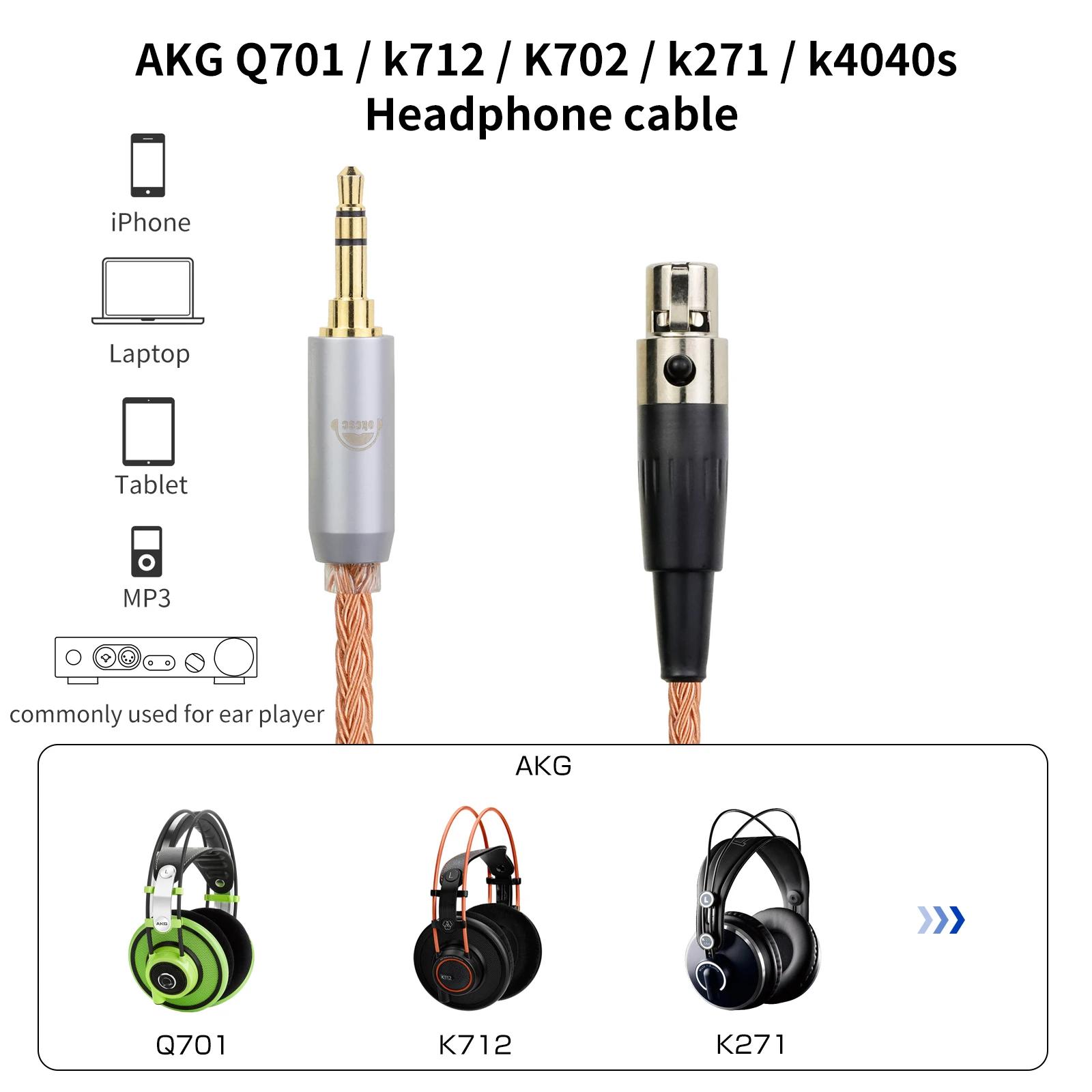 OKCSC-Câble de téléphone pour sauna Balance Standard, AKG Q701, KKKamps, Occuperdynamic DT1900 pro,
