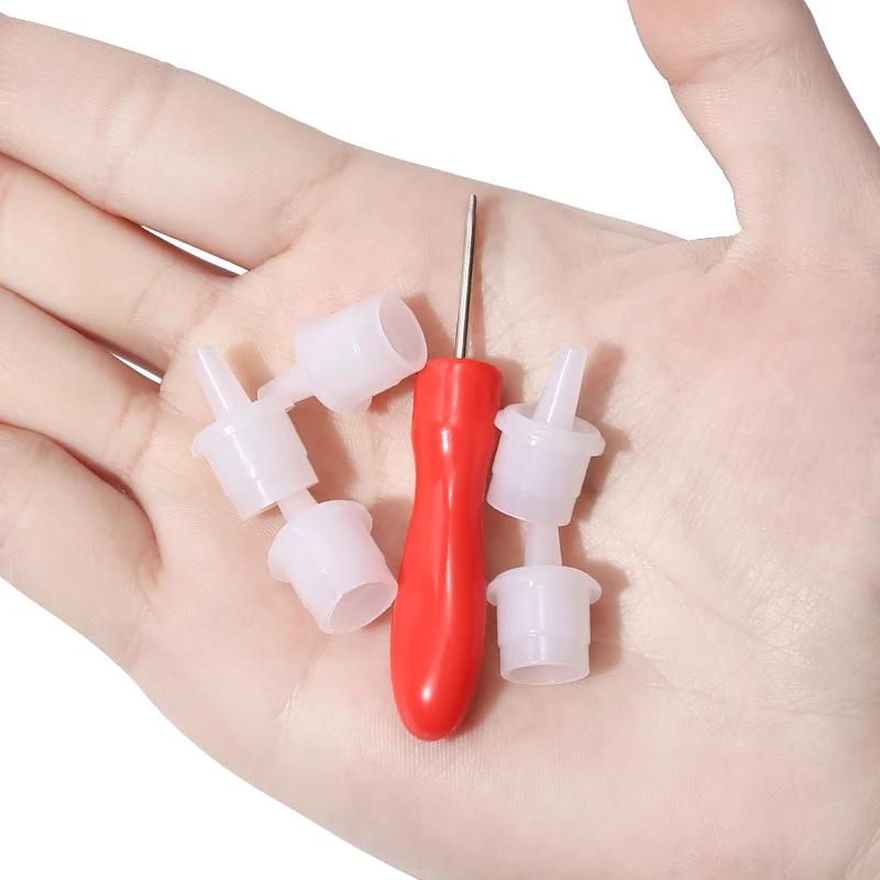 Bouteille de colle universelle pour cils, aiguille de blocage de remplacement, Extension de cils, tê