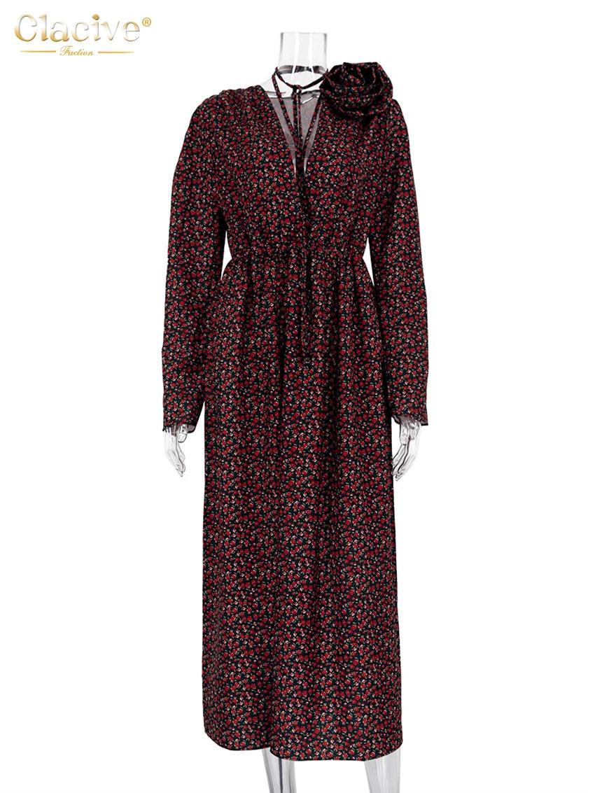 ClacMarkets-Robe mi-longue sexy à col en V profond pour femmes, robes de soirée fendues taille haute