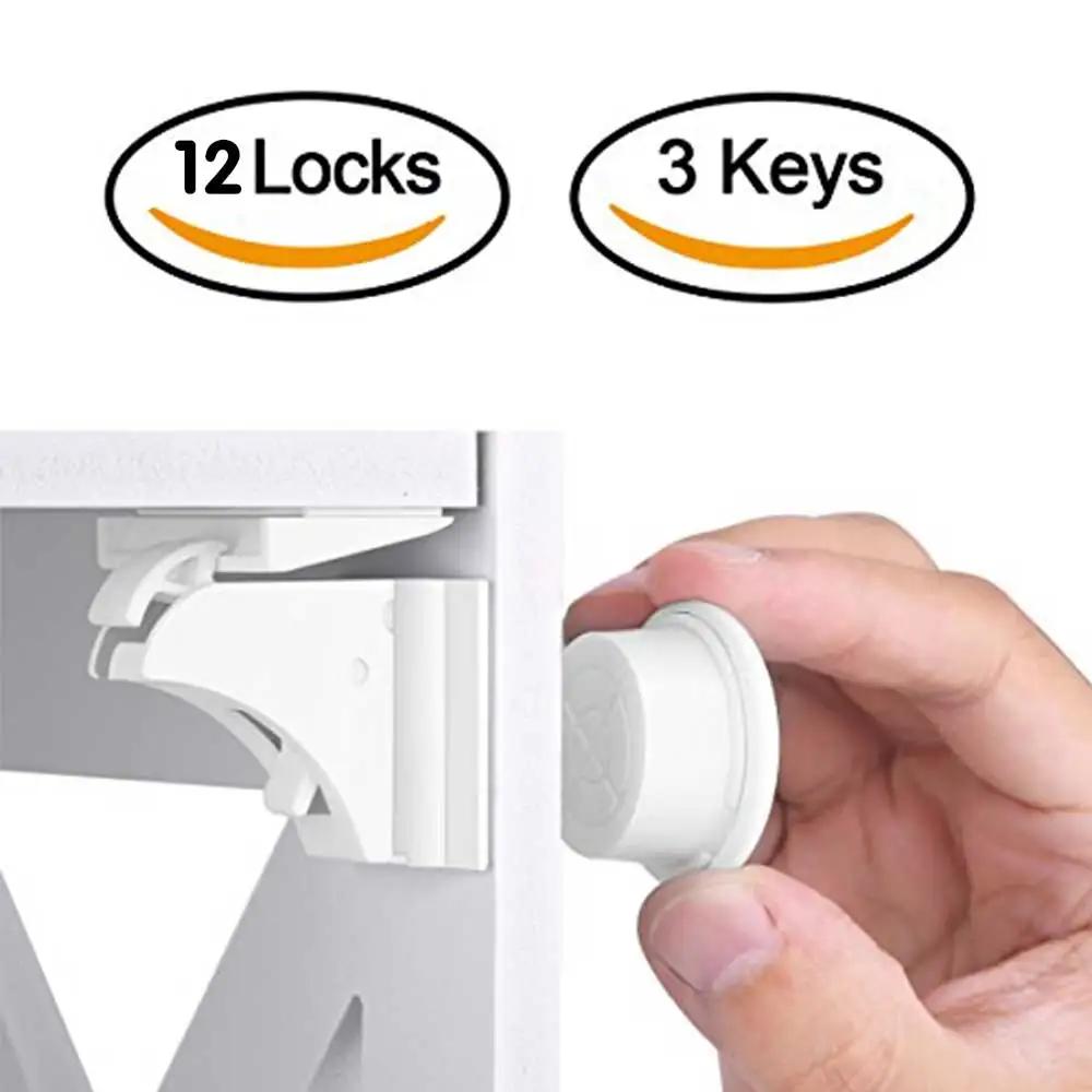 Serrure magnétique pour enfants, Protection pour enfants, serrure de sécurité pour bébé, loquet de t