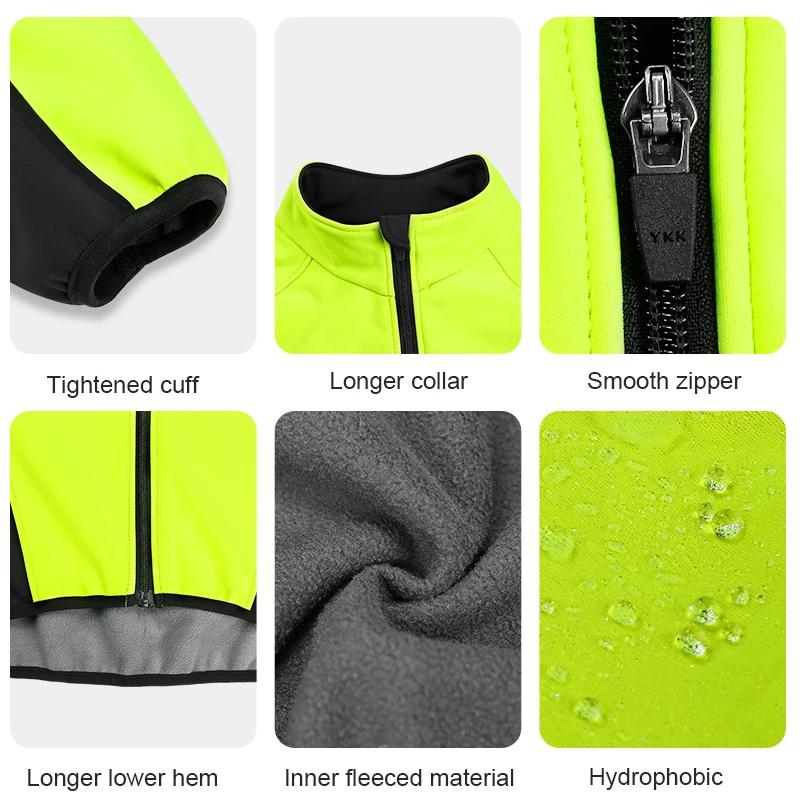 LAMEDA-Veste de cyclisme d'hiver pour homme, manteau thermique Smile, vêtements de vélo, coupe-vent,