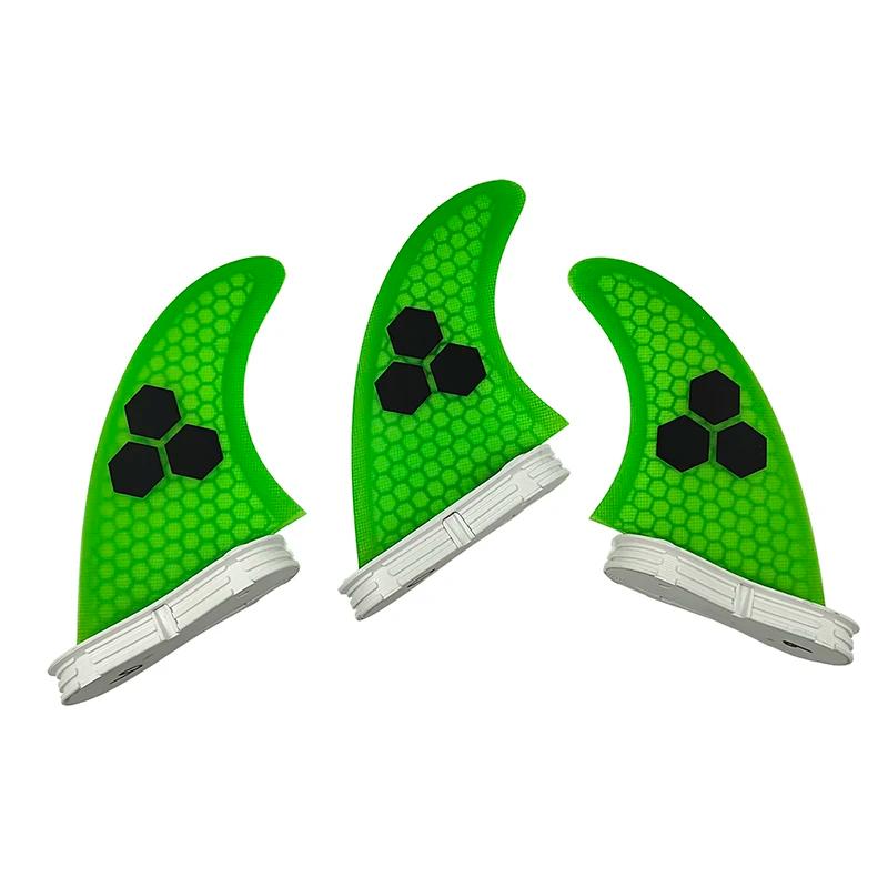 Grande planche de surf UPSURF FCS Ⅱ, ailerons 3 pièces/ensemble, stabilisateur pour le surf, aileron