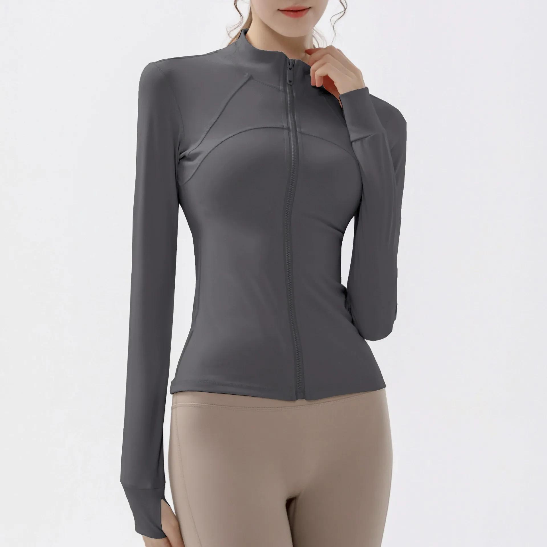 Vestes de sport pour femmes, manteau d'entraînement de course à séchage rapide, haut de Fitness, ves